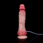 10.12in Couple Sex Game Toy Dual Density Silicone Ejaculating Dildo