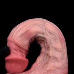 10.12in Couple Sex Game Toy Dual Density Silicone Ejaculating Dildo