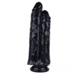 10.43" Conjoined Body Double Heads Real Lifelike Dildo For Couples