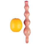 10.5in Big Vibrating Silicone Soft Pulling Beads G Spot Odd Dildo With 3 Motors
