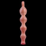 10.5in Big Vibrating Silicone Soft Pulling Beads G Spot Odd Dildo With 3 Motors