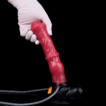10in Horse Knot Silicone Soft Big Ejaculating Dildo G-Spot Stimulato Massager