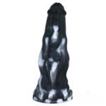 11.02in White Black Colour Mixture Beast Dildo SM Toy For Gay