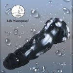 11.02in White Black Colour Mixture Beast Dildo SM Toy For Gay