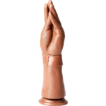 11.22in Realistic Hand Arm Fist With Graduated Fingers Dildo Sex Toy