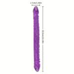 13.19in Dual Ended Long Big Dildo Sex Toy For Increased Stimulation