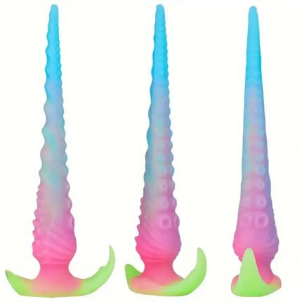 13.58in 17.51in 22.55in Super Long Big Octopus Spiral Silicone Dildo