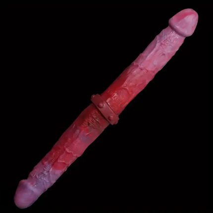14.96in Realistic Silicone Dual-Headed Long Soft Big Dildo For Adults