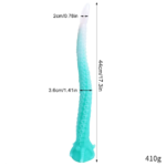 15.1in 17.3in Luminous Silicone Soft Long Big Tentacle Octopus Dildo