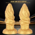 4.72in 5.7in 6.89in 8.07in Soft Silicone Dildo Butt Plug Erotic Love Device