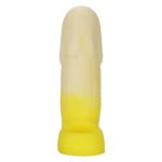 5.11in 5.31in 5.51in Banana Fantasy Hollow Dildo Sleeve Liquid Silicone Cock