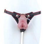 6.49in Double Layer Squirting Strap on Dildo Game Love Tool For Couples