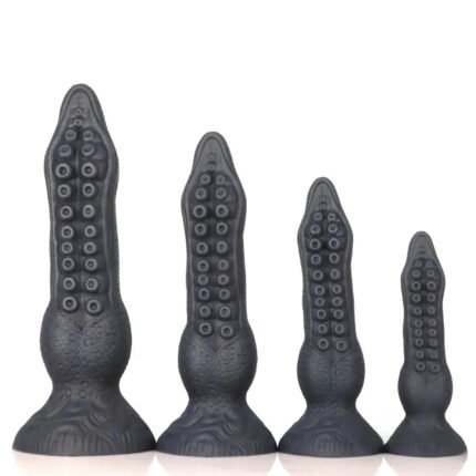 7.08in 9.06in 10.24in 11.81in Octopus Tentacles Odd Silicone Soft Dildo