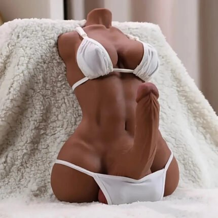 7.08in Shemale Sex Doll Torso For Women Dildo Sex Toy with Trans Sex Torso
