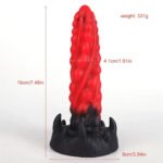 7.48in Silicone Butt Plug Monster Dildo With Suction Cup For Beginners