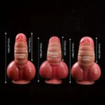 7.48in Thick Short Phallic Silicone Soft Real Dildo With Strong Suction Cup
