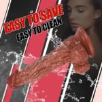 7.87in Spiked Real Love Dildo For Adult Women Sex Toy Female Masturbator