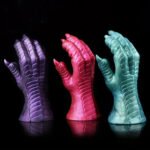 8.66in Fantasy Monster Hands Silicone Soft Dildo For Women G Spot Love