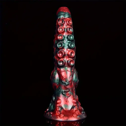 9.65in Silicone Big Soft Thick Tentacle Octopus Monster Dildo Sex Toy